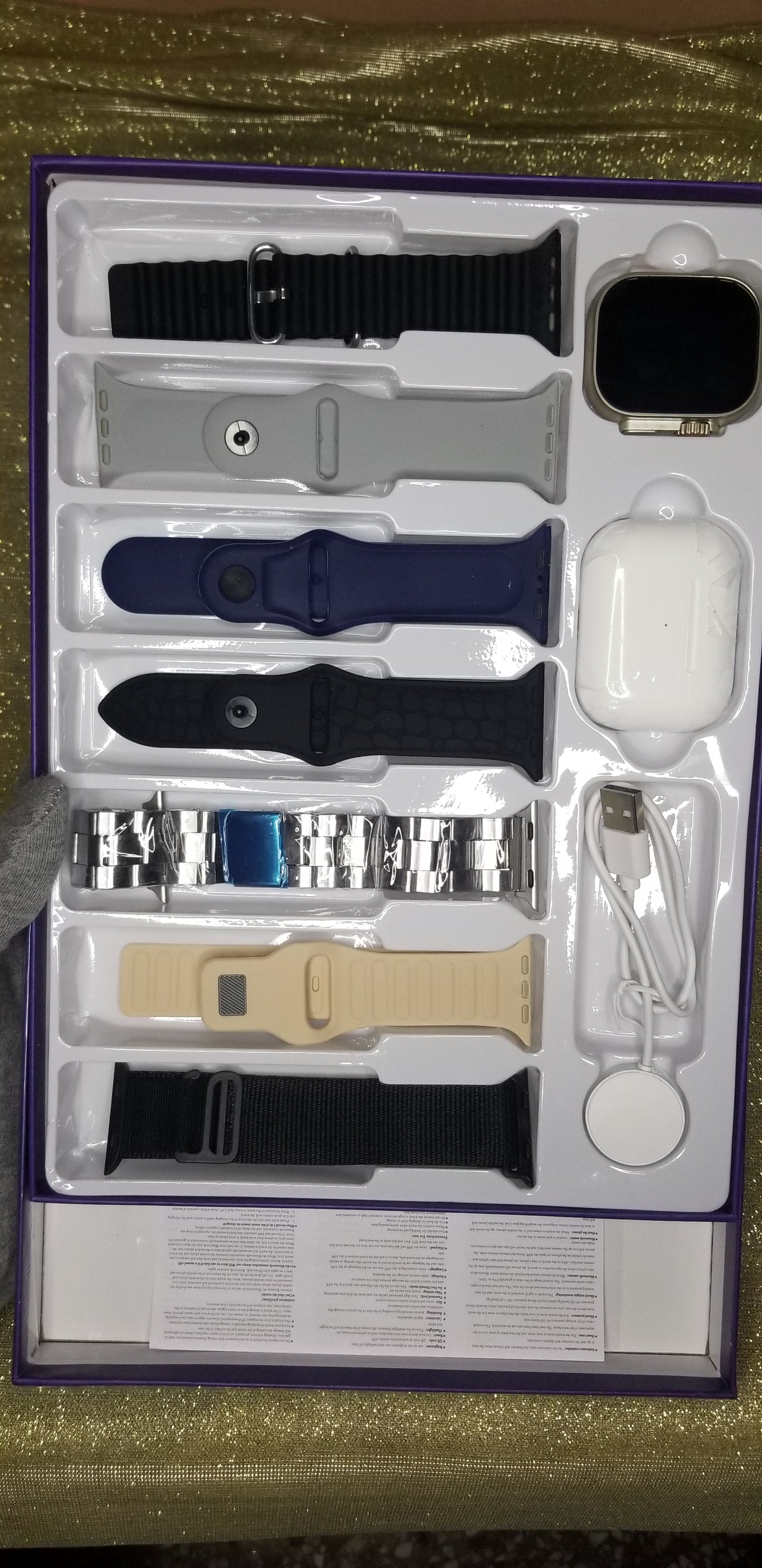 MK-S900 7-strap with Airpods pro